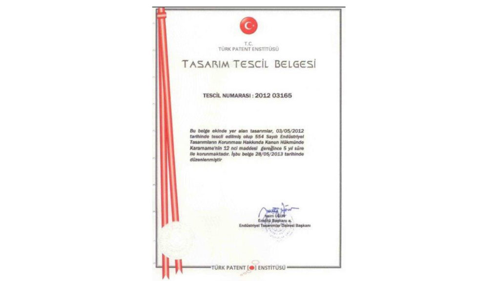 Asya Traffic Products Designs Verified by the Turkish Patent Institute!