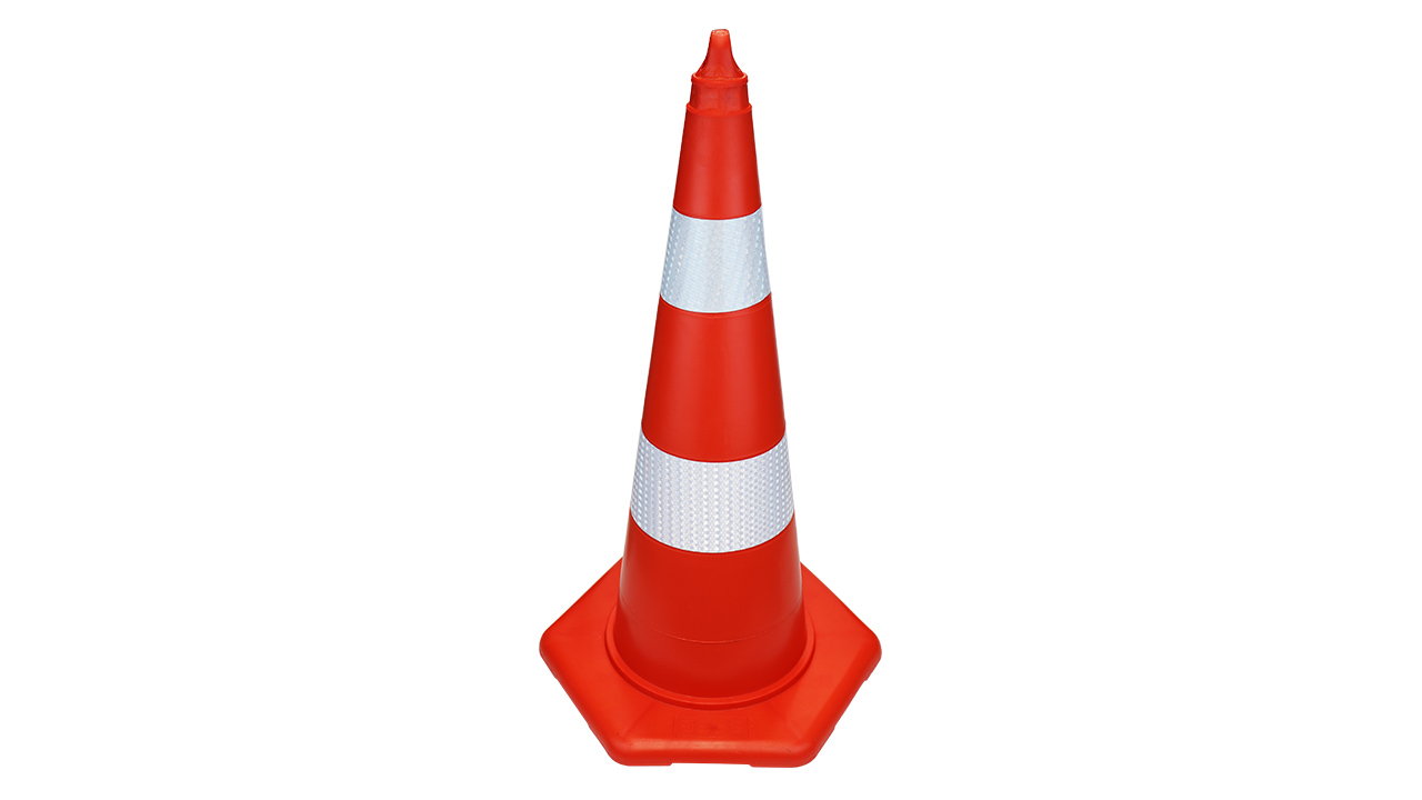 Reflective Temporary Road Cone SignTree Cutting750mmDual Strap 