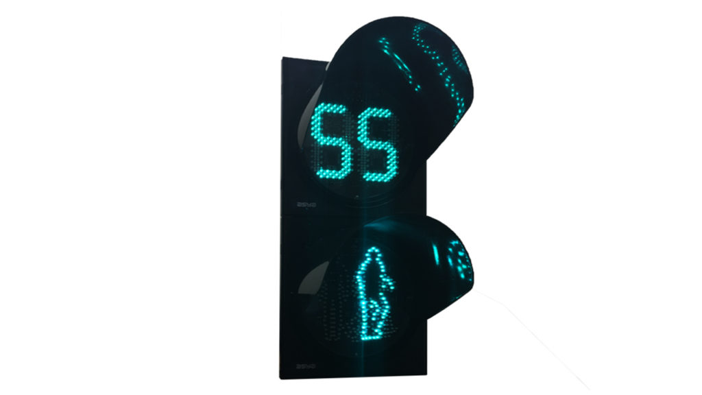 300 mm Animated Pedestrian Signal Head With Traffic Countdown Timer with LEDs